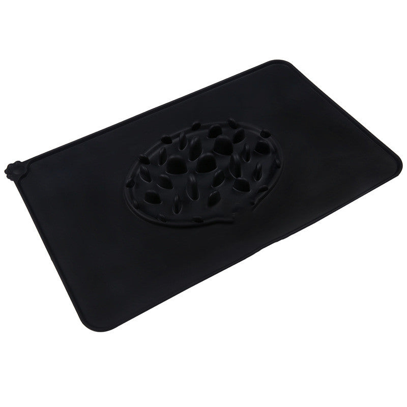 KFX-3300925 Pet Slow Feeder Silicone Placemat for Food and Ice Cube Use, 47x30cm, BPA Free