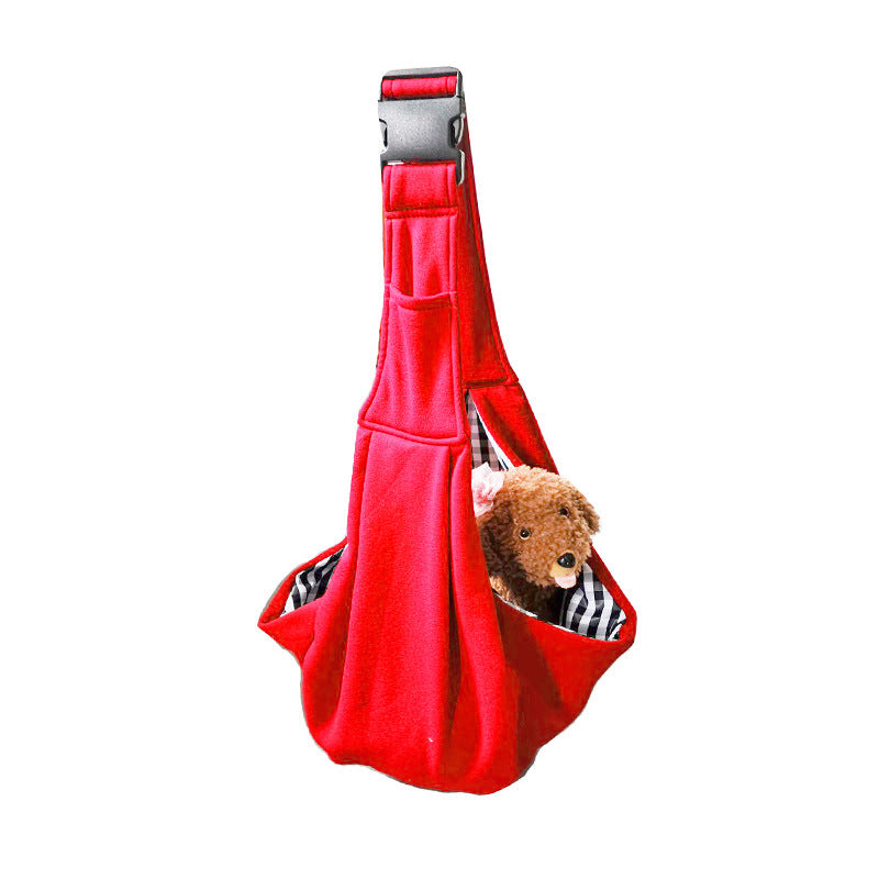 KFX-3301309 Adjustable Shoulder Strap Pet Carrier Bag for Dogs - Soft Polyester, Multiple Color Options