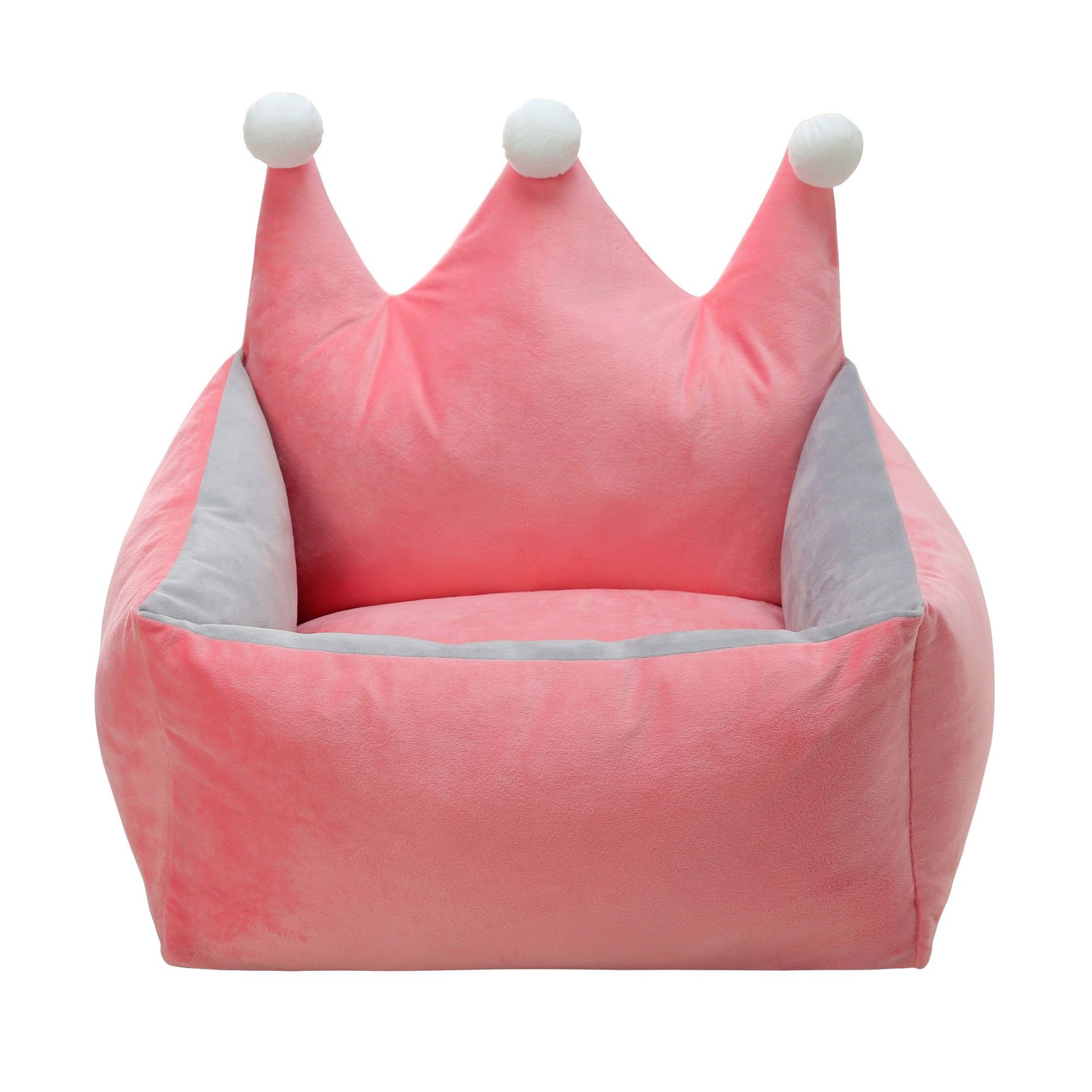 KFX-3303101 Crown-Shaped Removable & Washable Pet Bed for Small to Medium Dogs and Cats