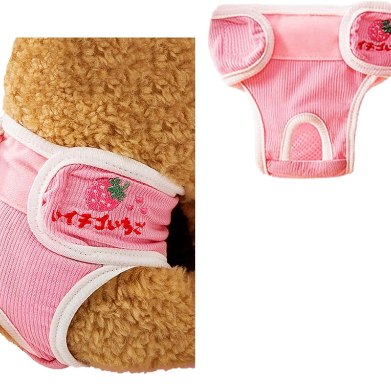 KFX-3303613 Washable Leakproof Dog Diapers with Disposable Reinforcing Pads for Female Dogs – Reusable and Breathable Pet Care Essentials