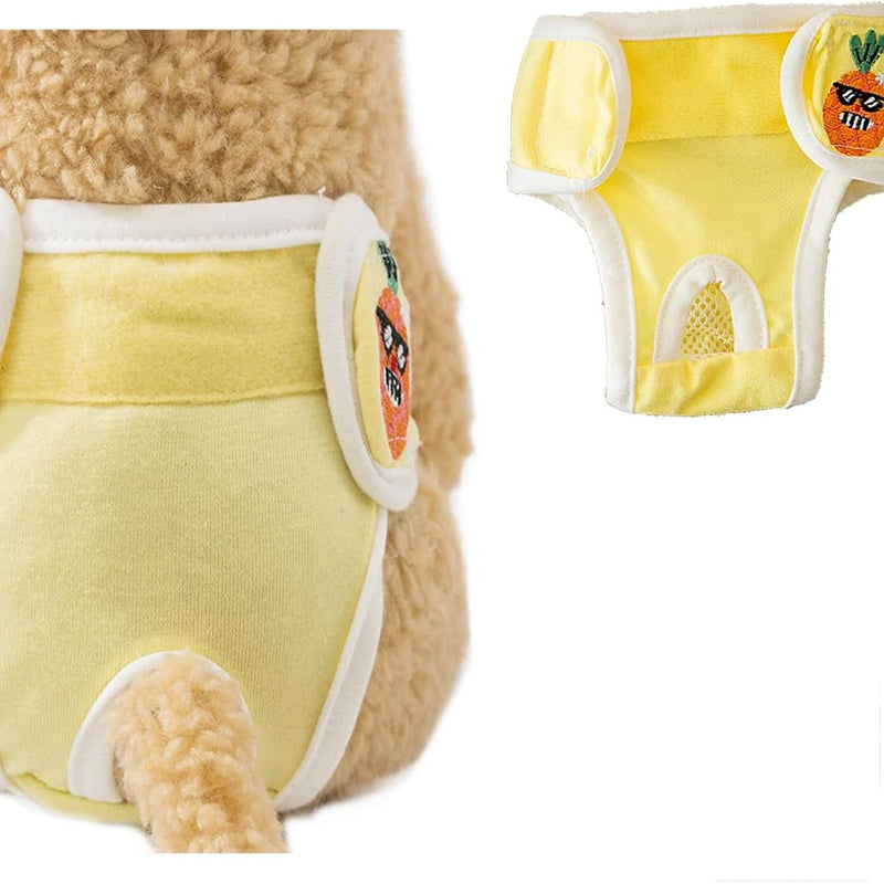 KFX-3303613 Washable Leakproof Dog Diapers with Disposable Reinforcing Pads for Female Dogs – Reusable and Breathable Pet Care Essentials