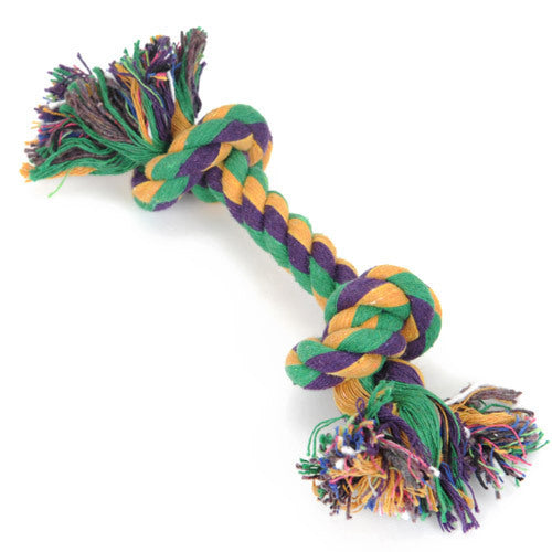 KFX-3305661 Cotton Rope Chew Toy for Dogs - Knot Ball for Teething and Stress Relief