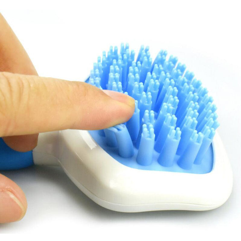 KFX-3306301 Silicone Pet Grooming Comb for Dogs and Cats - Bathing, Cleaning, and Massage Brush