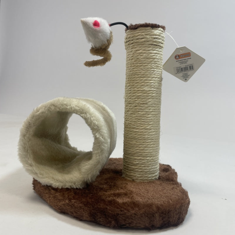 KFX-3308093 Multi-Level Cat Climbing Frame with Scratching Posts and Cozy Perches