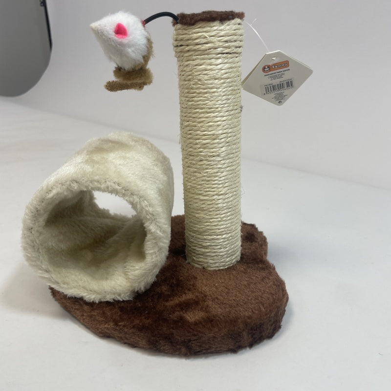 KFX-3308093 Multi-Level Cat Climbing Frame with Scratching Posts and Cozy Perches