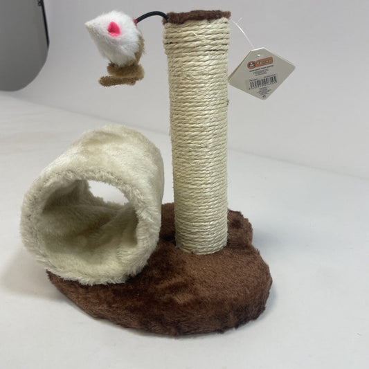 KFX-3308093 Multi-Level Cat Climbing Frame with Scratching Posts and Cozy Perches