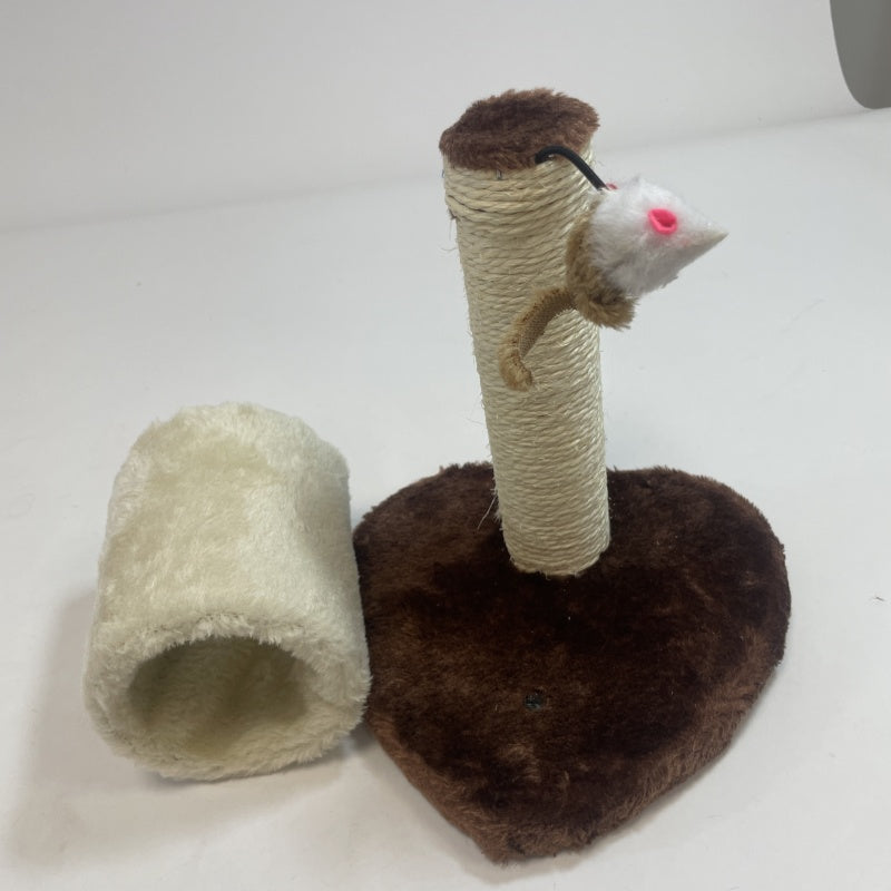 KFX-3308093 Multi-Level Cat Climbing Frame with Scratching Posts and Cozy Perches