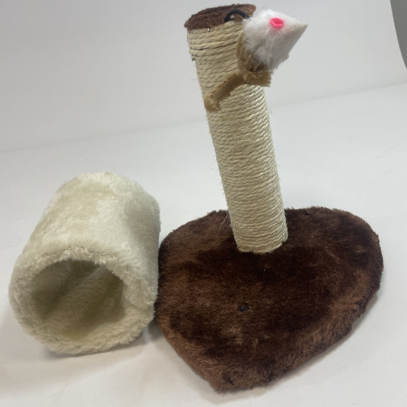 KFX-3308093 Multi-Level Cat Climbing Frame with Scratching Posts and Cozy Perches