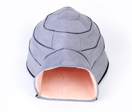 KFX-3308861 Cozy Cotton Wool Yurt Nest for Cats - Ideal for Pets Up to 5kg