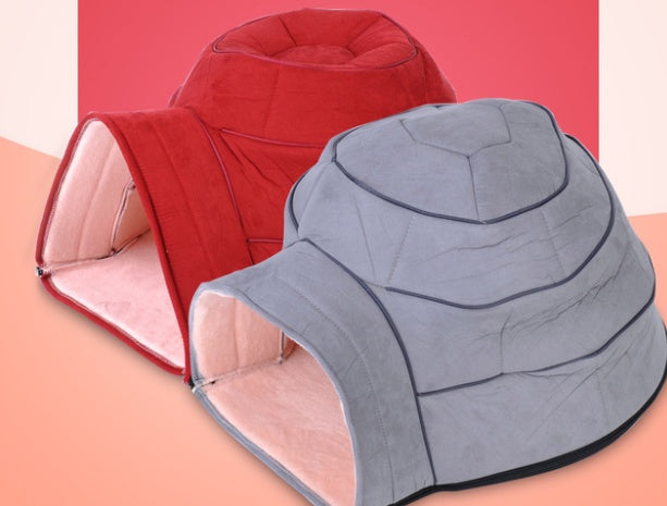 KFX-3308861 Cozy Cotton Wool Yurt Nest for Cats - Ideal for Pets Up to 5kg