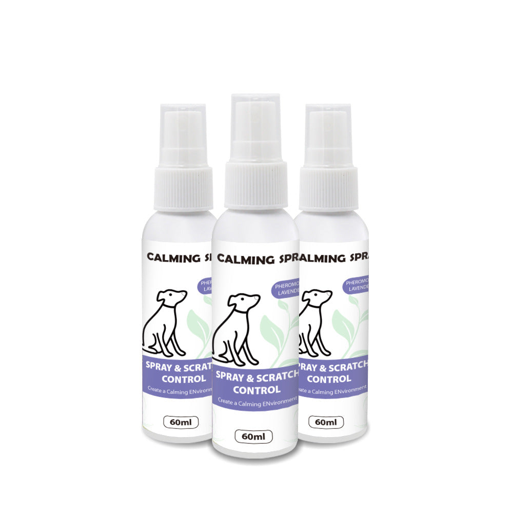 KFX-3309629 Organic Calming Spray for Dogs and Cats - Anxiety Relief Formula, 60ml