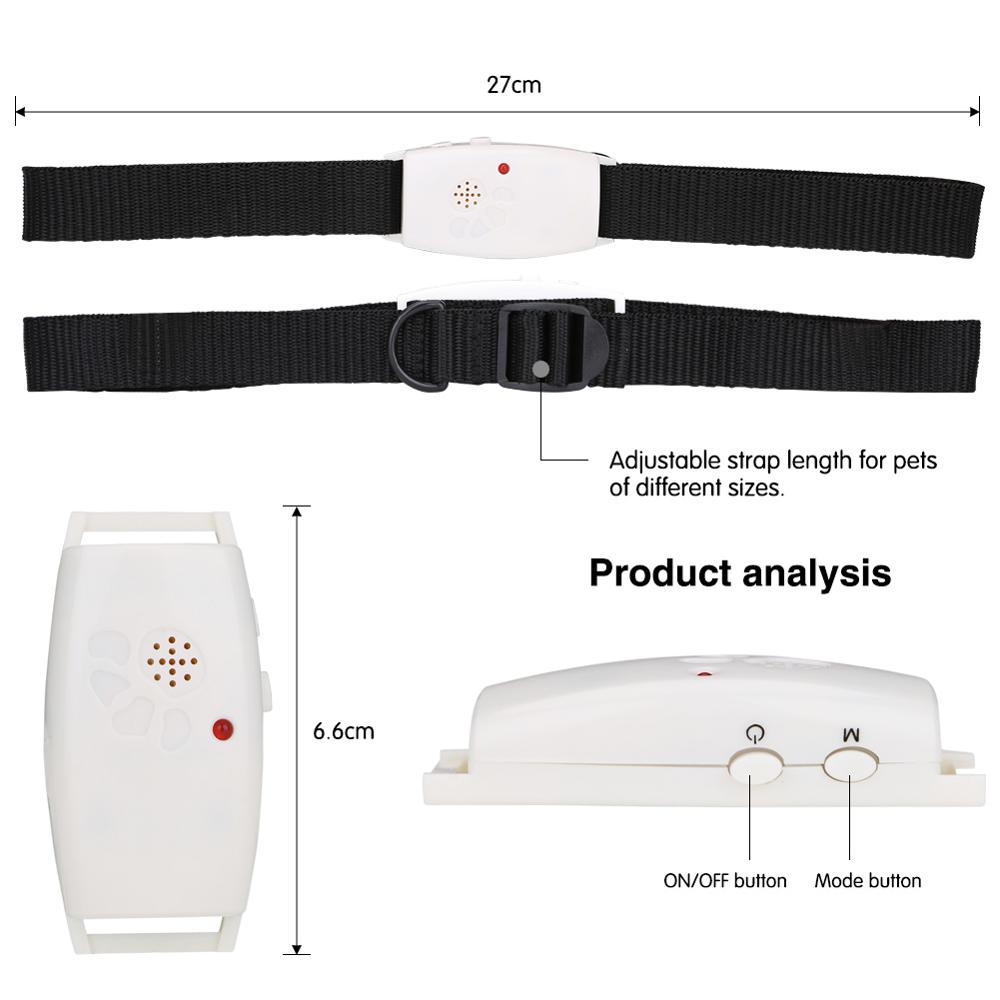KFX-3312573 Ultrasonic Dog Insect Repeller with Adjustable Modes to Safeguard Pets from Pests