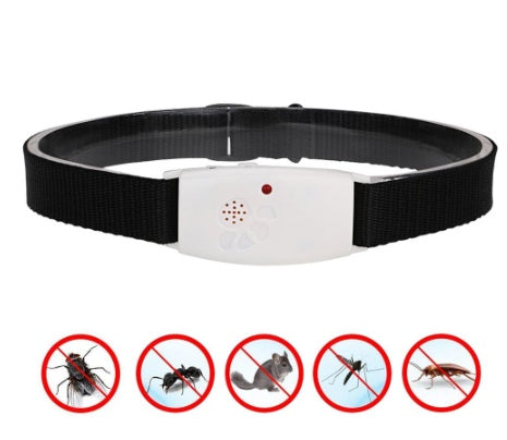 KFX-3312573 Ultrasonic Dog Insect Repeller with Adjustable Modes to Safeguard Pets from Pests