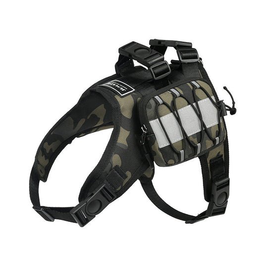 KFX-3315389 Camouflage Pet Dog Backpack - Soft Oxford Cloth, Available in Various Sizes and Colors