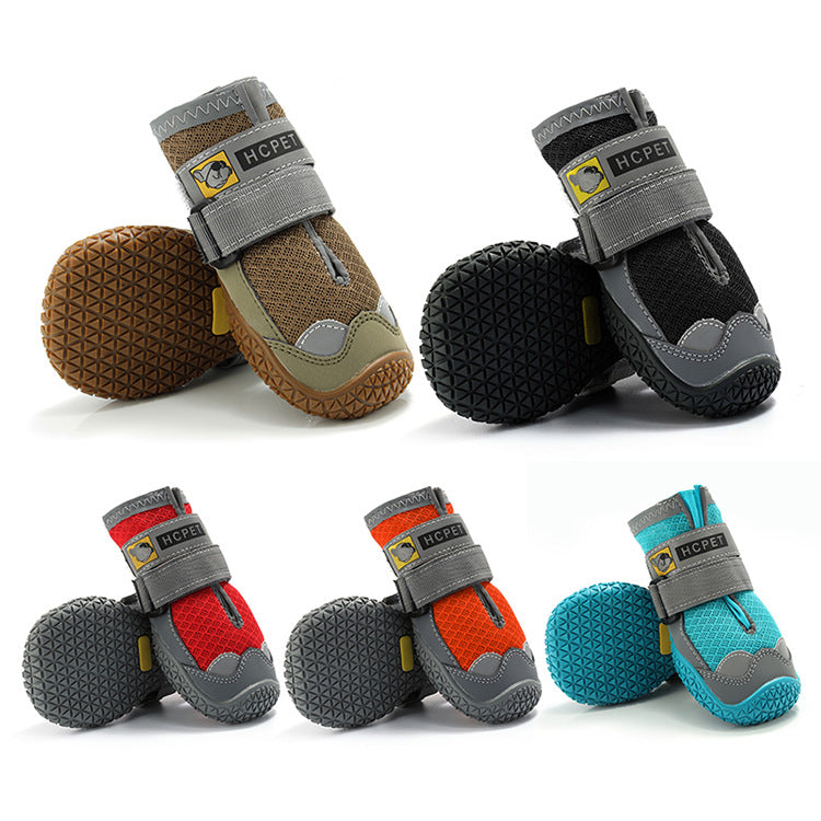 KFX-3317181 Breathable Non-Slip Summer Dog Shoes in Various Colors