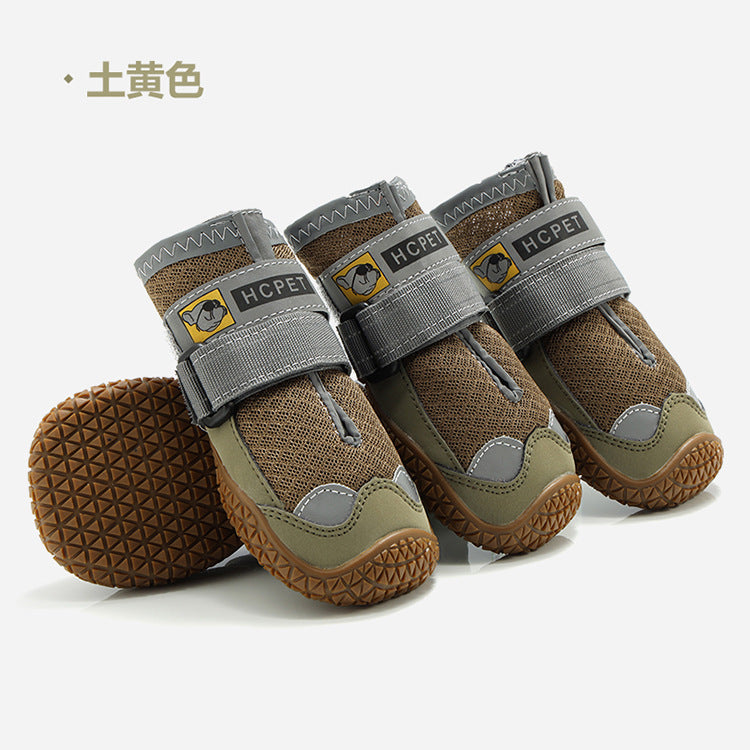 KFX-3317181 Breathable Non-Slip Summer Dog Shoes in Various Colors