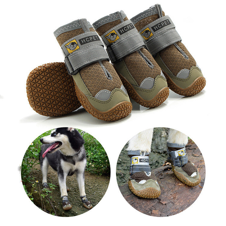 KFX-3317181 Breathable Non-Slip Summer Dog Shoes in Various Colors