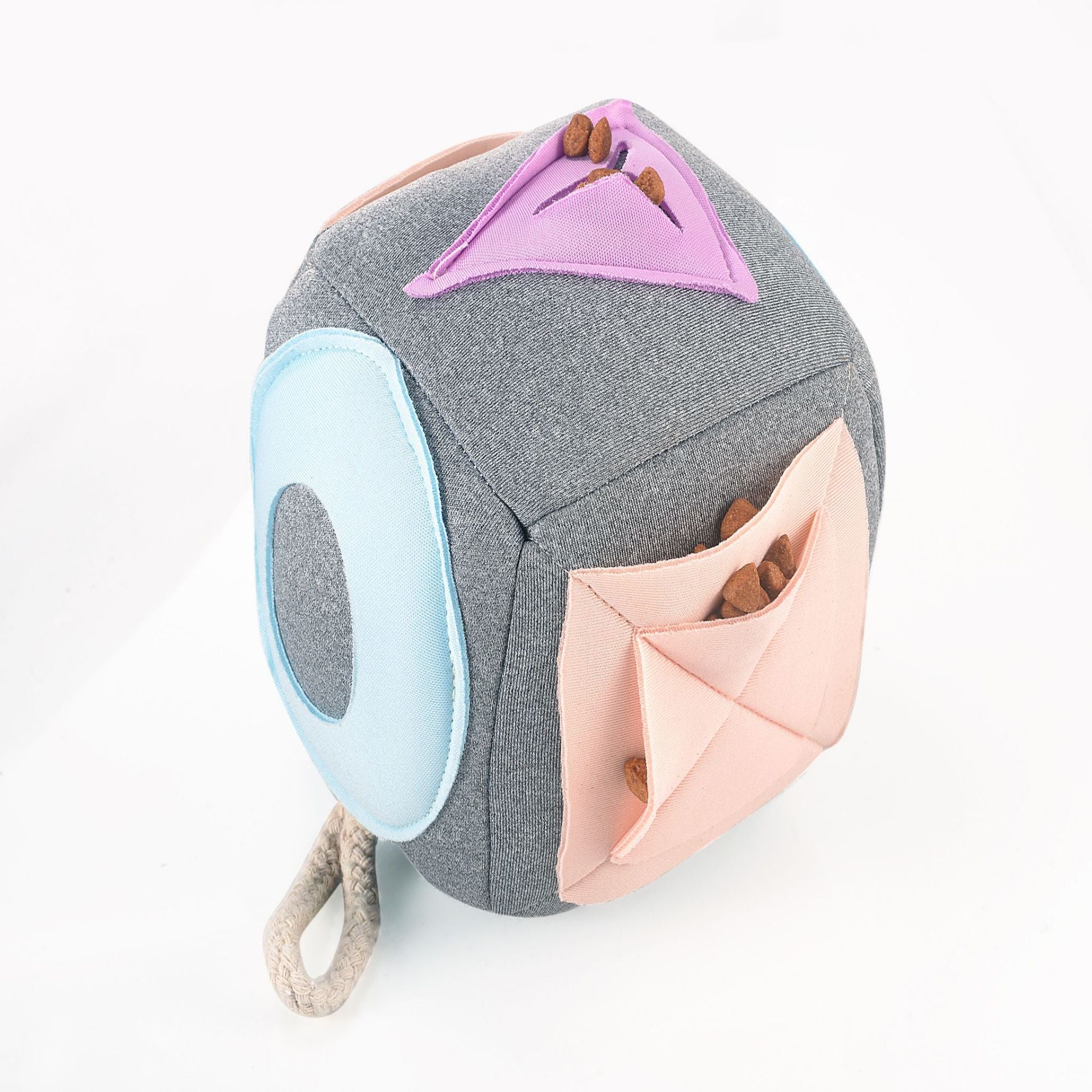 KFX-3322173 Dog Sniffing Pad for Slow Feeding and Mental Stimulation, Stress Relief Toy in Grey, Machine Washable