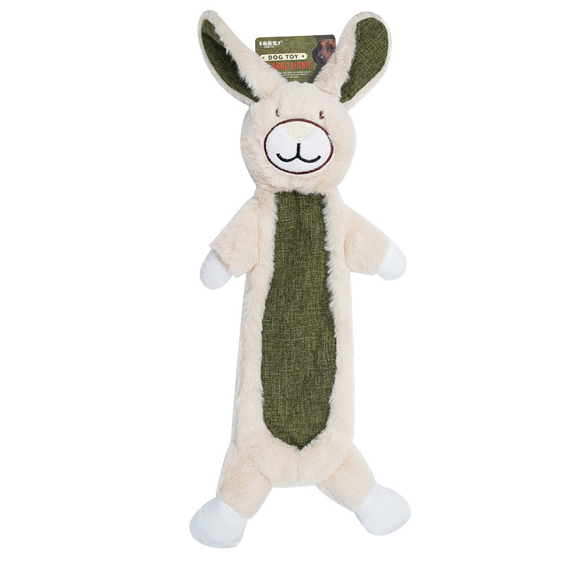 KFX-3323581 No Stuffing Crinkle Plush Dog Toys for Interactive Play - Perfect for Heavy Chewers of All Sizes