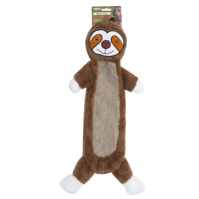 KFX-3323581 No Stuffing Crinkle Plush Dog Toys for Interactive Play - Perfect for Heavy Chewers of All Sizes