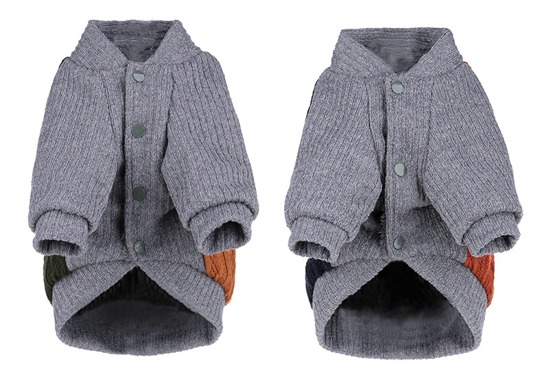KFX-3324093 Cozy Cotton Dog Sweater for Stylish Canine Comfort