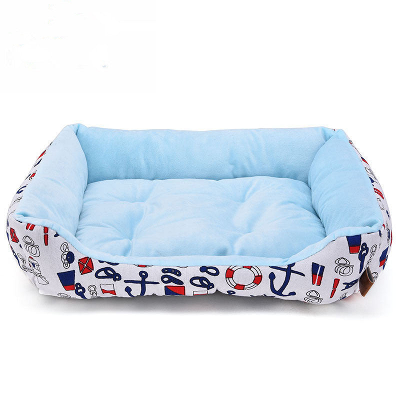KFX-3326141 Cozy Winter Pet Kennel with Soft Shu Cotton Velvet and Oxford Cloth Bottom