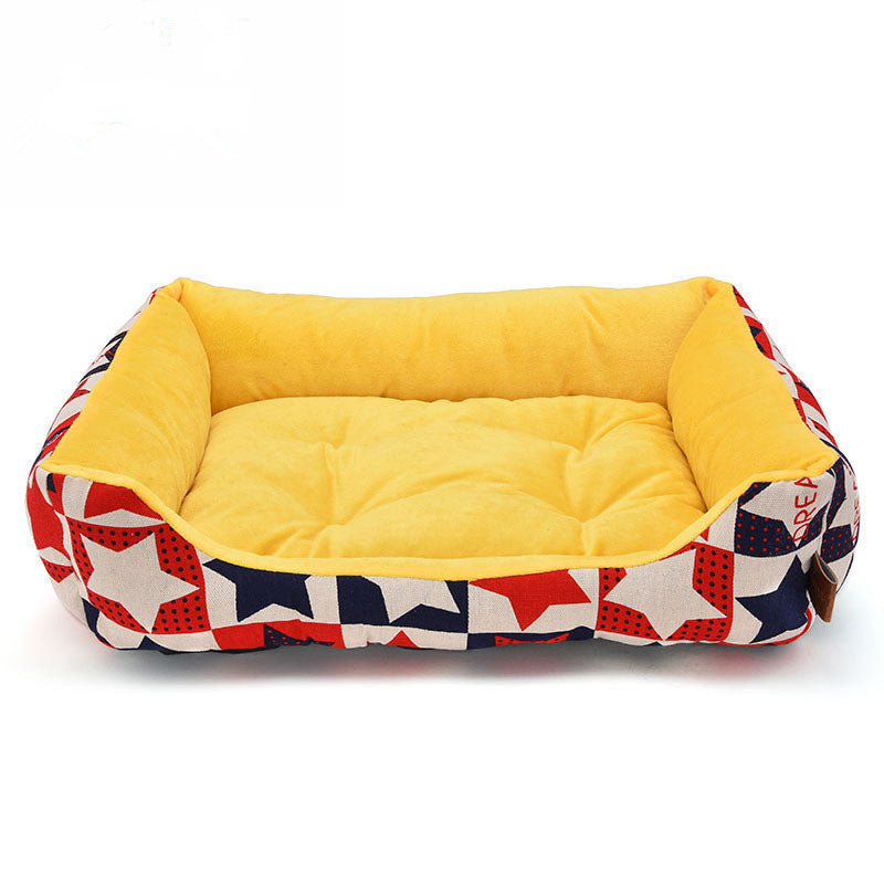 KFX-3326141 Cozy Winter Pet Kennel with Soft Shu Cotton Velvet and Oxford Cloth Bottom