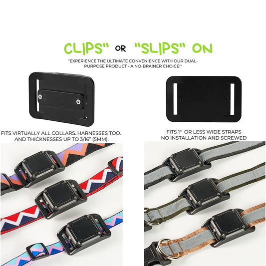 KFX-3328061 Waterproof Protective Case for Airtag - Durable ABS Plastic for Dog Collar Tracking