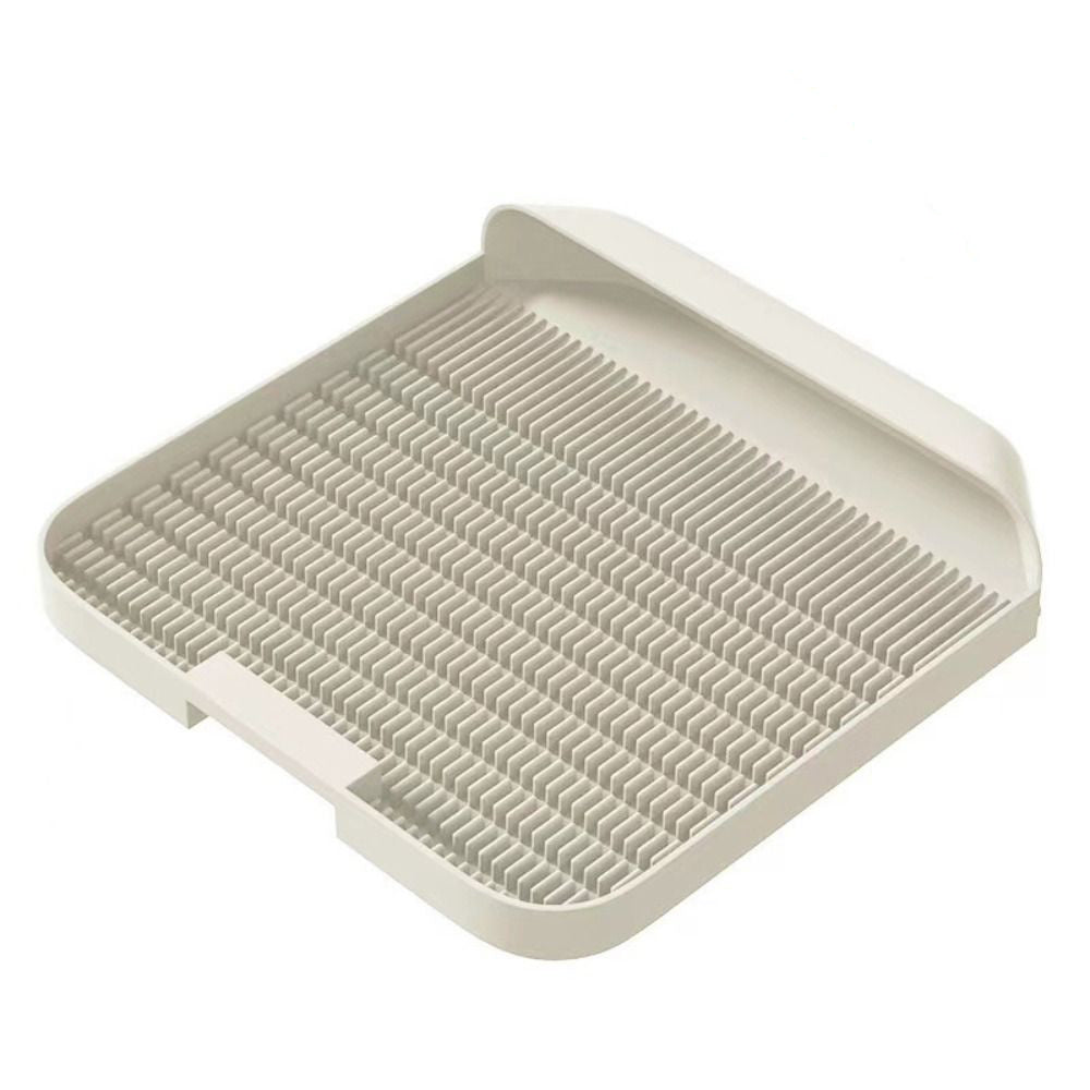 KFX-3330237 Cat Litter Pedal with Slanted Mouth Design – Durable Non-Slip Foot Pad, Easy to Clean, 37x37x8cm