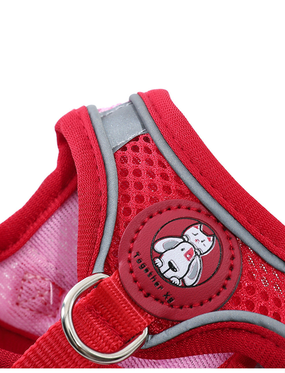 KFX-3331133 Breathable Reflective Mesh Pet Haulage Rope Set with Chest Strap