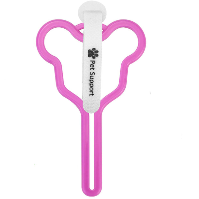 KFX-3333309 Hands-Free Dog Poop Bag Holder with Adjustable Clip for Easy Walking and Cleaning