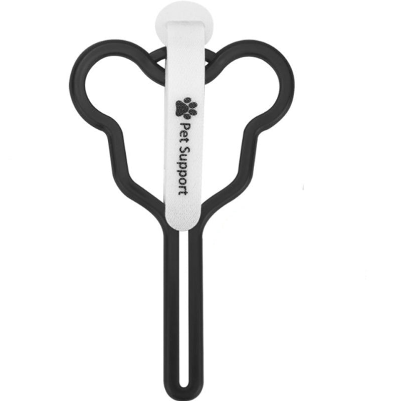 KFX-3333309 Hands-Free Dog Poop Bag Holder with Adjustable Clip for Easy Walking and Cleaning