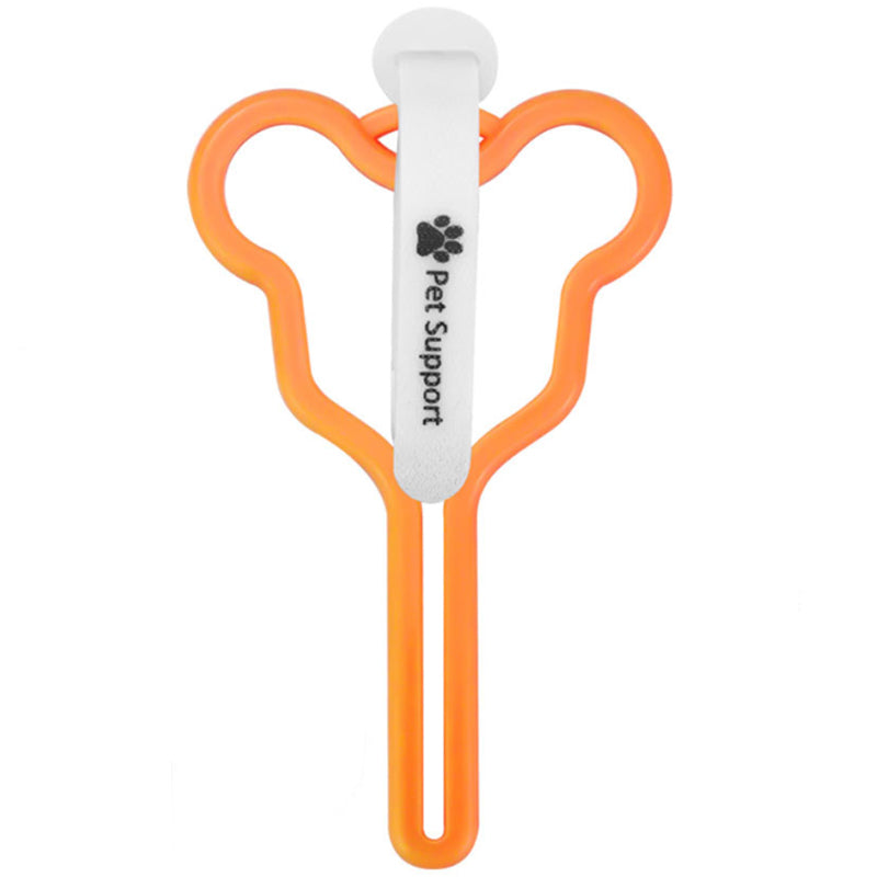 KFX-3333309 Hands-Free Dog Poop Bag Holder with Adjustable Clip for Easy Walking and Cleaning