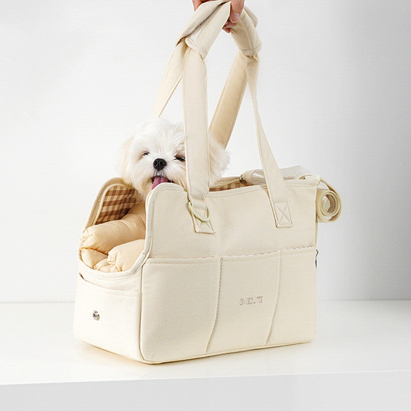 KFX-3334077 Portable Cat Carrier Bag with Headrest and Optional Accessories in Multiple Styles