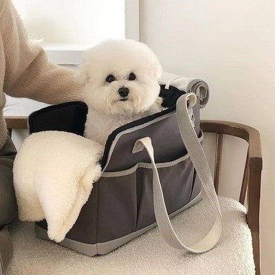 KFX-3334077 Portable Cat Carrier Bag with Headrest and Optional Accessories in Multiple Styles