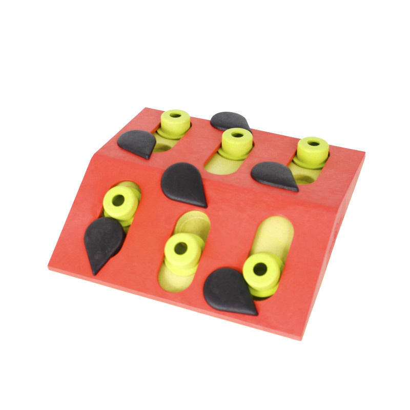 KFX-3335613 Cat Scratch Board with Slow Food Dispenser - Crazy Watermelon, Cloud, Leaf Designs