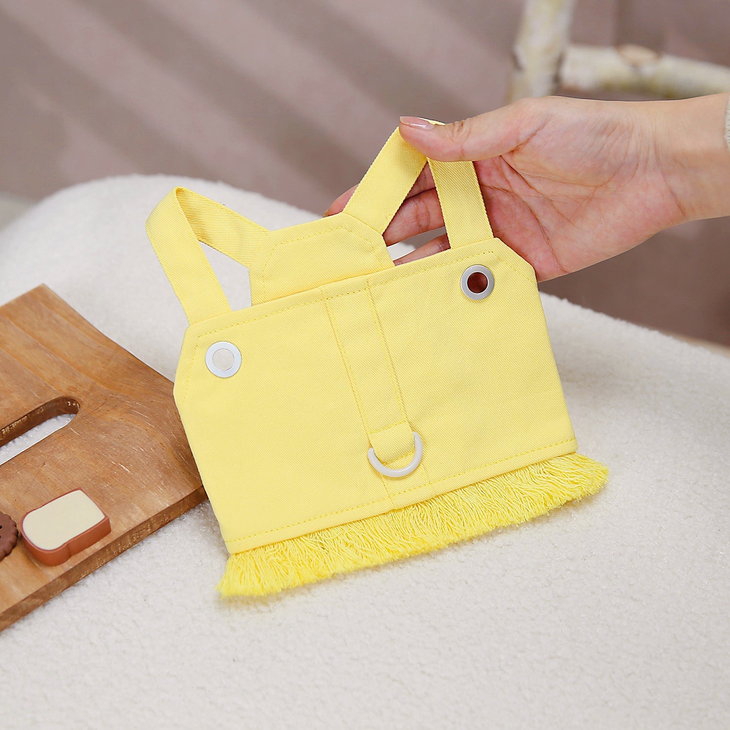 KFX-3337405 Casual Cotton Pet Traction Vest in Rose Red, Yellow, Light Green - Sizes S to XXL