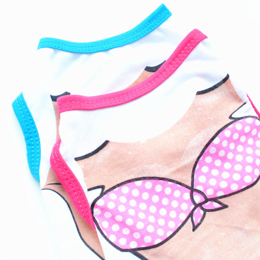 KFX-3338173 Cotton Pet Dog Bikini Vest for Pectoral Support in Various Sizes