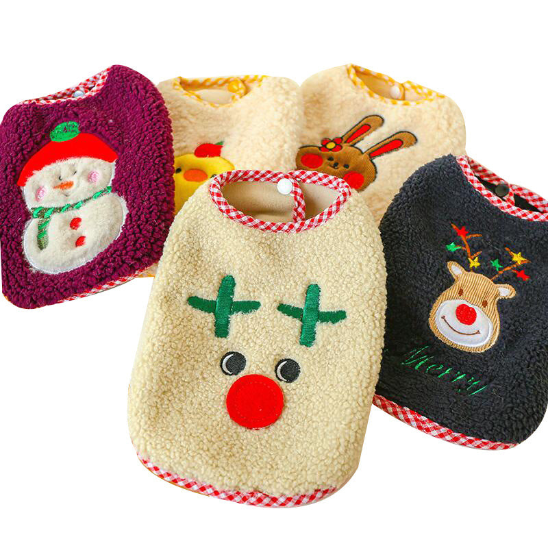 KFX-3339965 Cozy Lamb Wool Vest for Cats and Dogs - Warm and Stylish in Various Colors