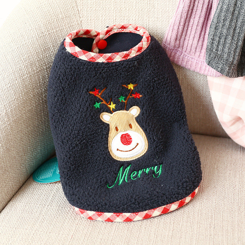 KFX-3339965 Cozy Lamb Wool Vest for Cats and Dogs - Warm and Stylish in Various Colors