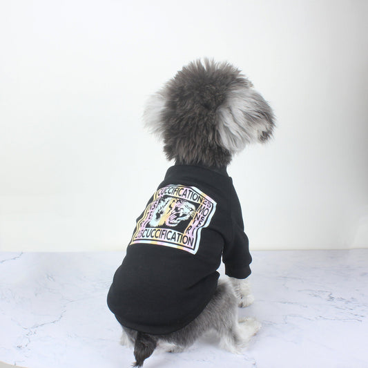 KFX-3342653 Cozy Cotton Velvet Tiger Head Sweater for Pets - Stylish Autumn & Winter Wear