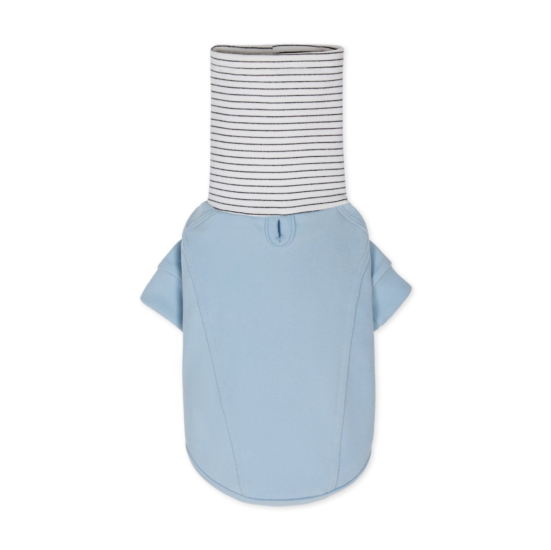 KFX-3343165 Color Block High Collar Basic Shirt for Dogs - Casual Pet Clothing in Pink, Light Blue, and Brown