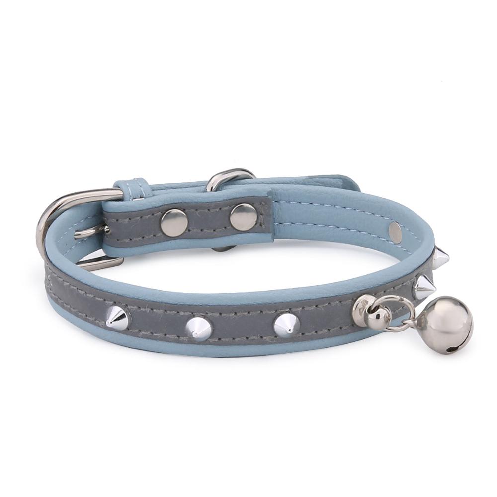 KFX-3345341 Stylish Anti-Bite Dog Collar for Medium Neck Sizes in Comfortable PU Material - Available in Blue, Black, Brown, and Apricot