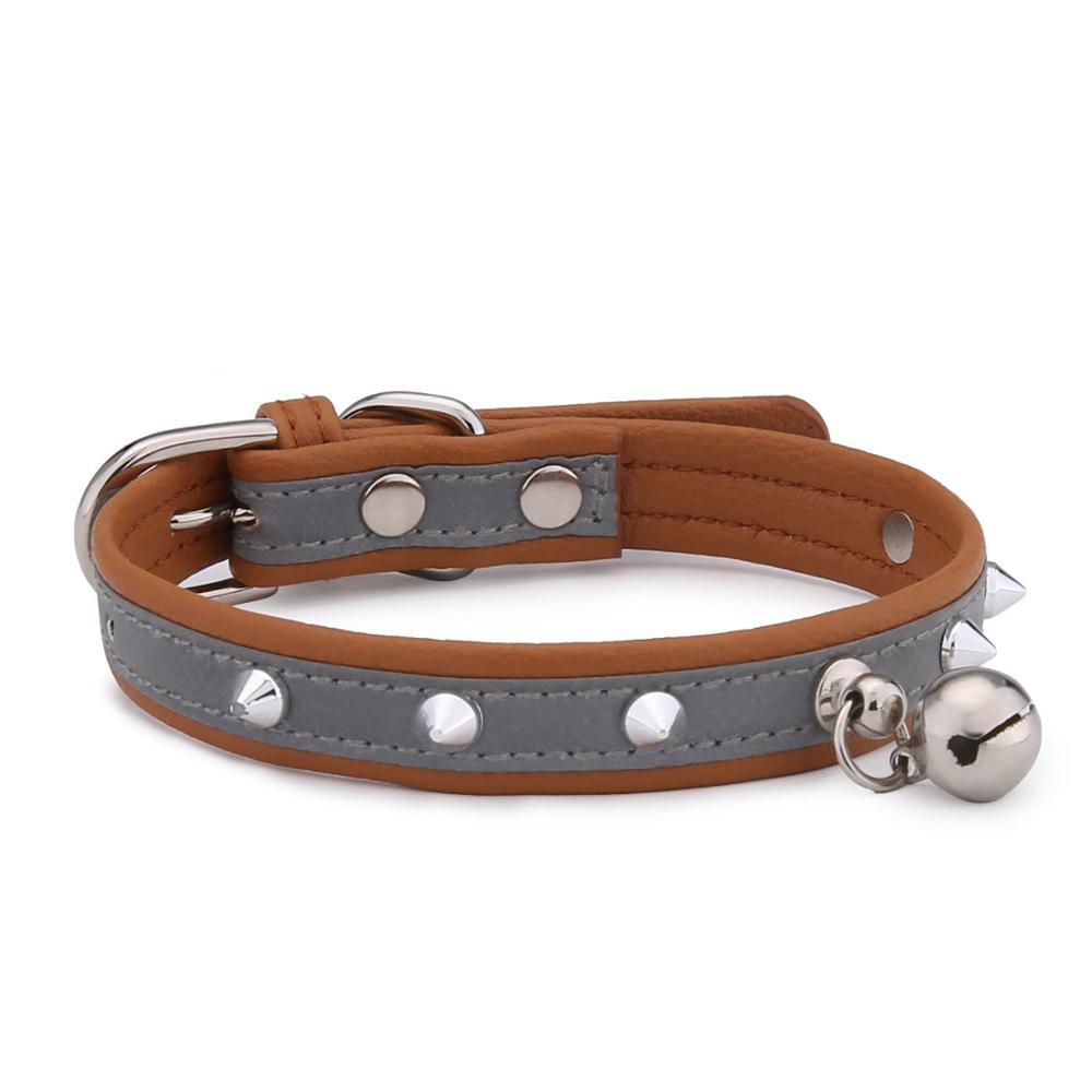 KFX-3345341 Stylish Anti-Bite Dog Collar for Medium Neck Sizes in Comfortable PU Material - Available in Blue, Black, Brown, and Apricot