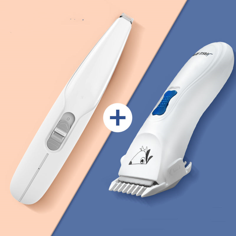KFX-3348925 Pet Paw Hair Trimmer with USB Charging and LED Light – Rechargeable Dog Grooming Tool