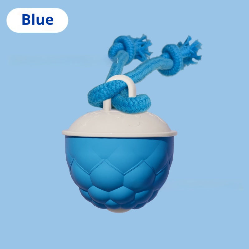 KFX-3351741 Durable Bite-Resistant Dog Toy Ball with Teeth-Grinding and Sound Features