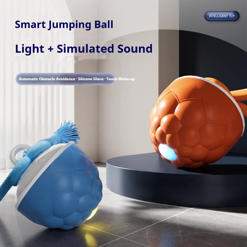 KFX-3351741 Durable Bite-Resistant Dog Toy Ball with Teeth-Grinding and Sound Features
