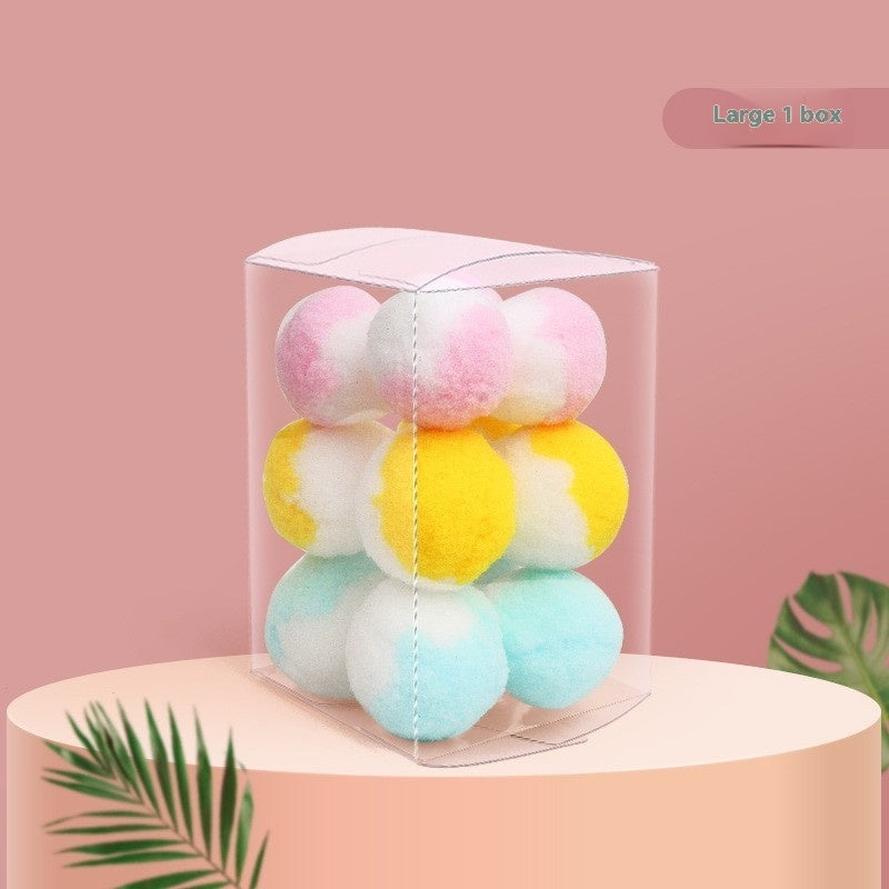 KFX-3352765 Cat Teasing Ball Set in Mixed Sizes - High Elasticity Cotton Thread for Fun Playtime