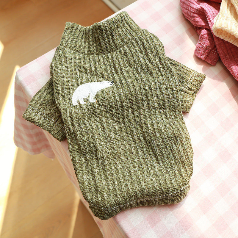 KFX-3353661 Cozy Fall and Winter Dog Clothing - Cute Tops and Undershirts in Various Colors and Styles