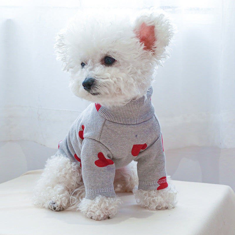 KFX-3353661 Cozy Fall and Winter Dog Clothing - Cute Tops and Undershirts in Various Colors and Styles
